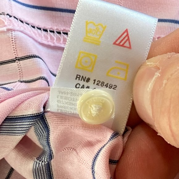 Greg Norman Polo Shirt Mens Adult Large Pink Shark Golfer Golf Rugby - Picture 10 of 12